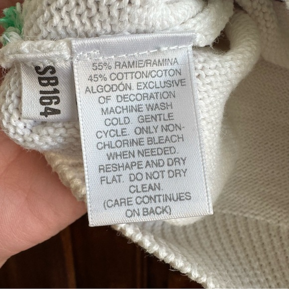 Vintage Susan Bristol Hand Embroidered Black Cat Cardigan Sweater 1997 - Picture 10 of 16